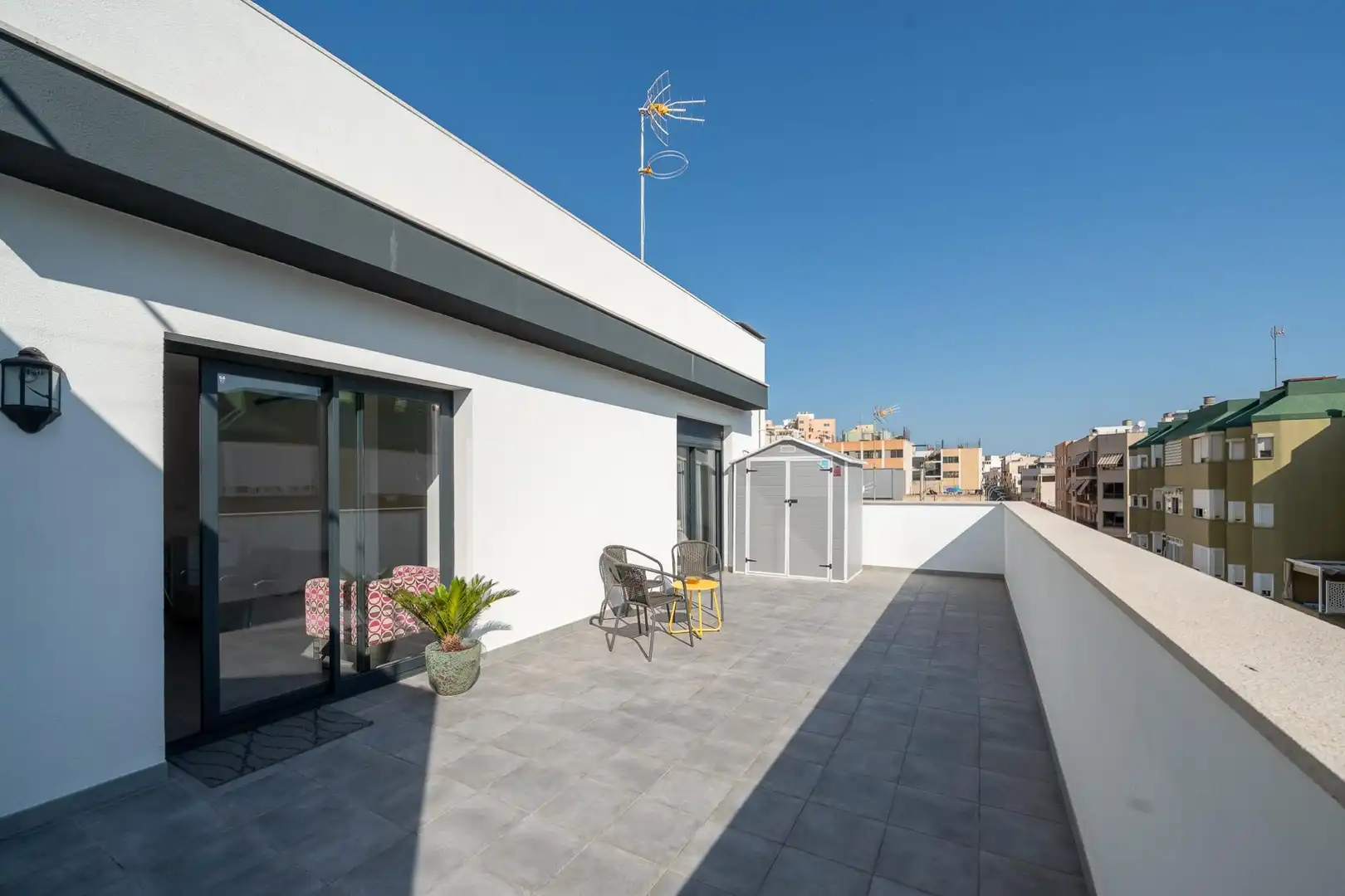 Terrasse von Dachboden zum Verkauf in  Palma de Mallorca mit Klimaanlage, Terrasse und Möbliert