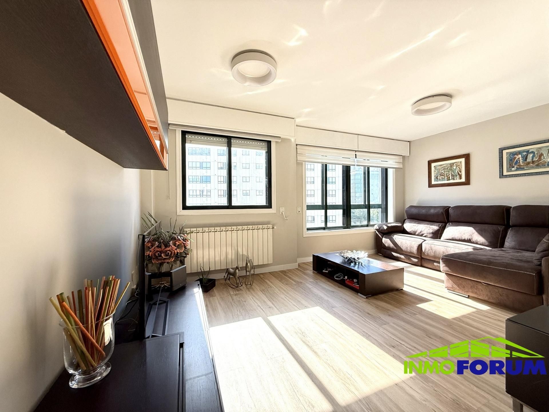 Living room of Flat for sale in A Coruña Capital   with Heating and Storage room