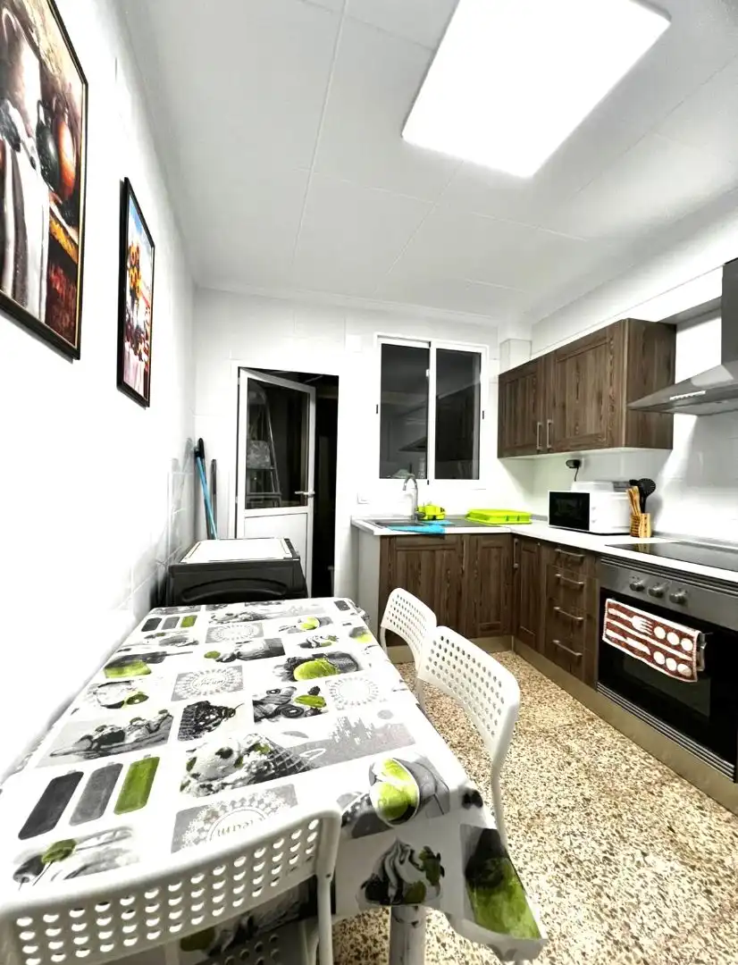 Küche von Wohnung zur untervermieten in L'Alcúdia de Crespins mit Klimaanlage, Möbliert und Ofen