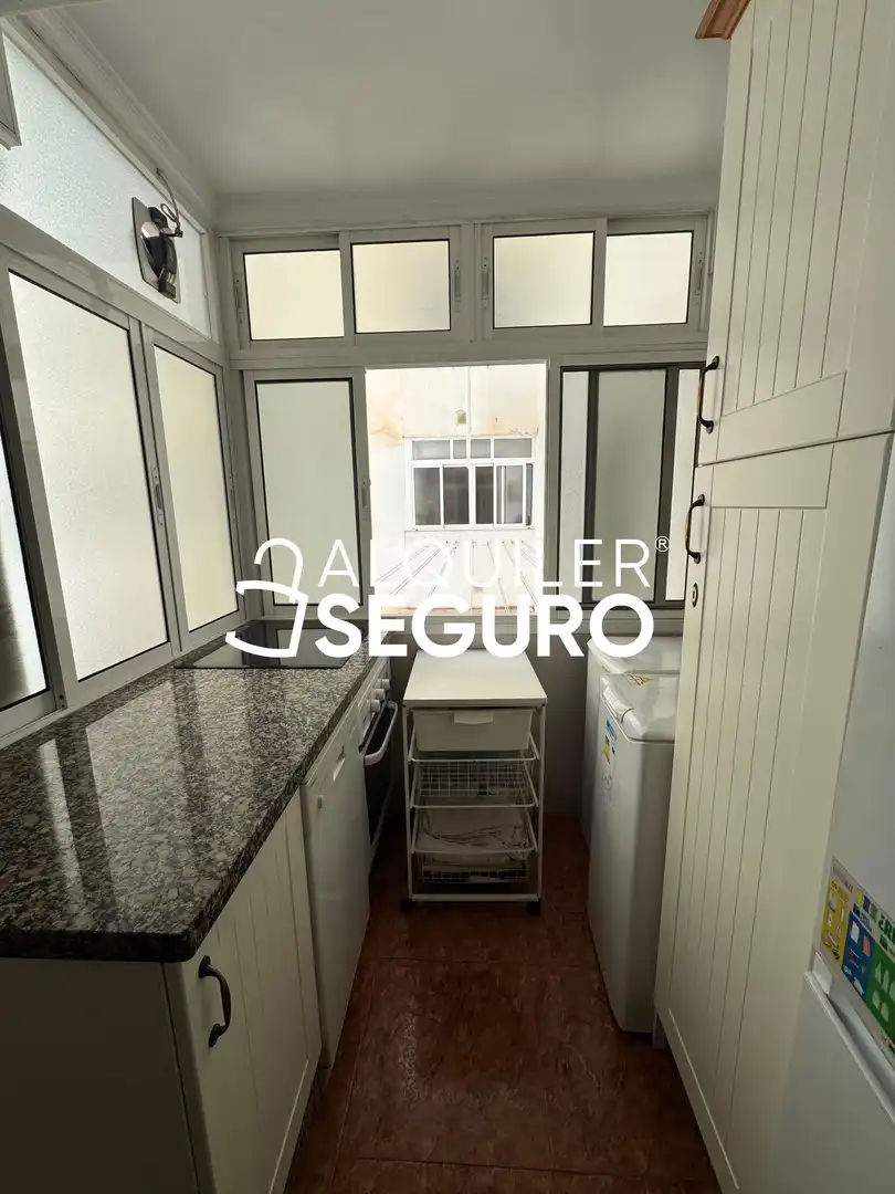 Kitchen of Flat for rent in Málaga  with Furnished