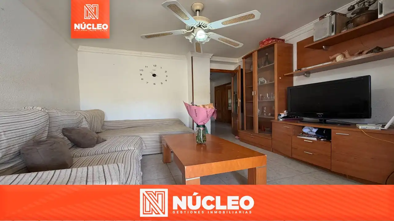 Sala de estar de Piso en venta en Santa Pola con Aire acondicionado, Amueblado y Lavadora