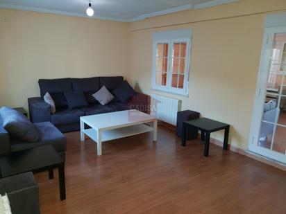 Living room of Attic to rent in Salamanca Capital  with Heating, Terrace and Furnished