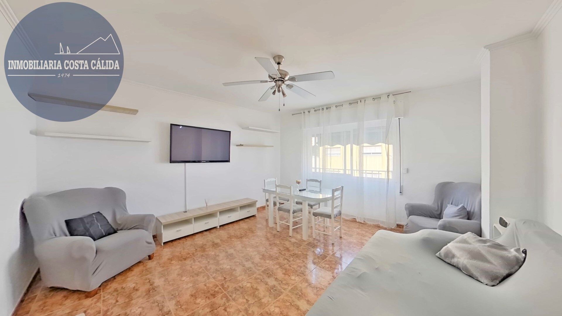 Living room of Flat for sale in Águilas  with Storage room and Furnished