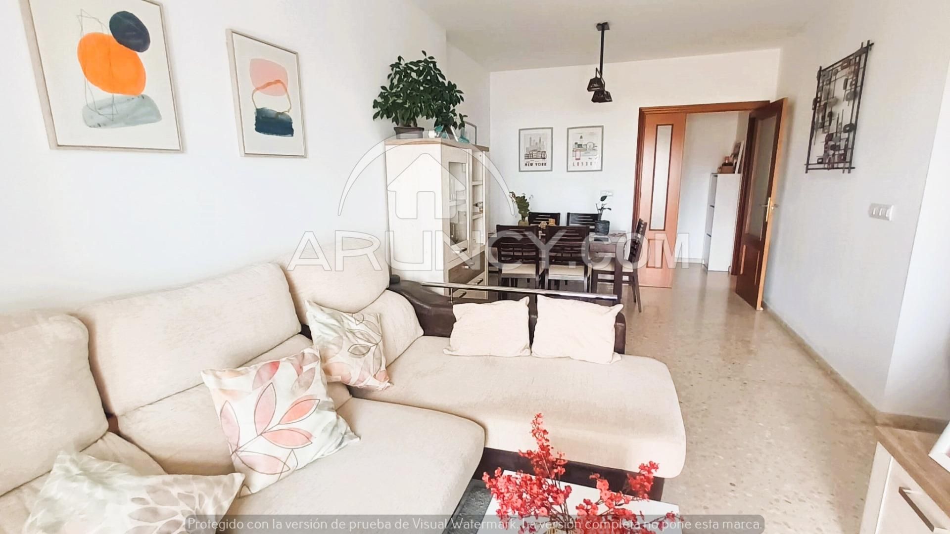 Living room of Flat for sale in Alcalá de Guadaira  with Air Conditioner, Heating and Terrace