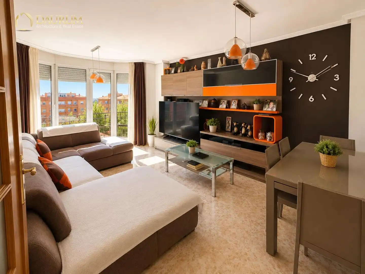 Wohnzimmer von Wohnung zum Verkauf in Alicante / Alacant mit Klimaanlage, Heizung und Abstellraum