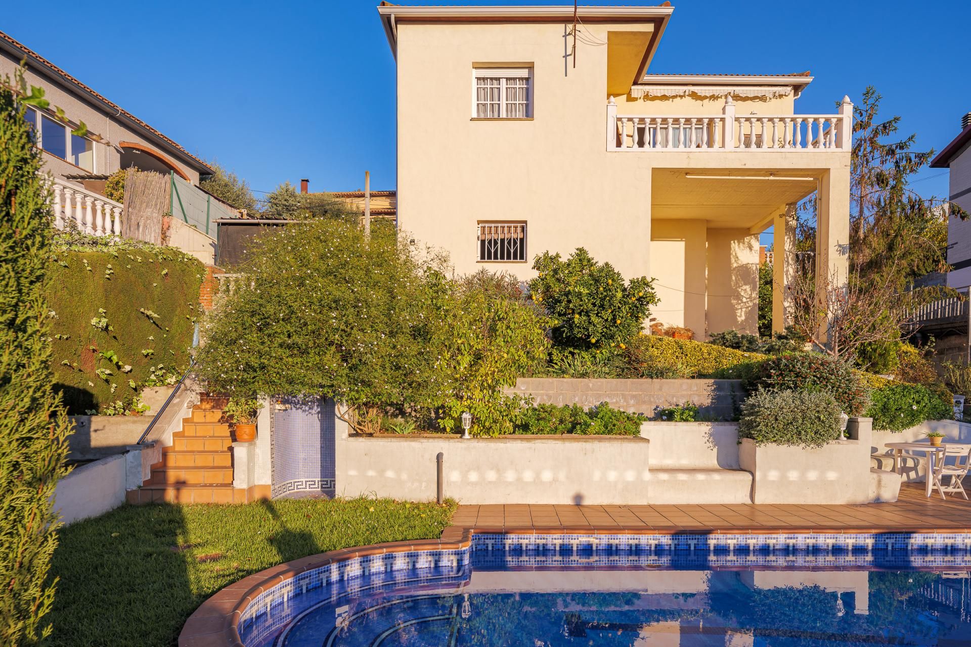 Piscina de Casa o xalet en venda en Sentmenat amb Calefacció i Jardí privat