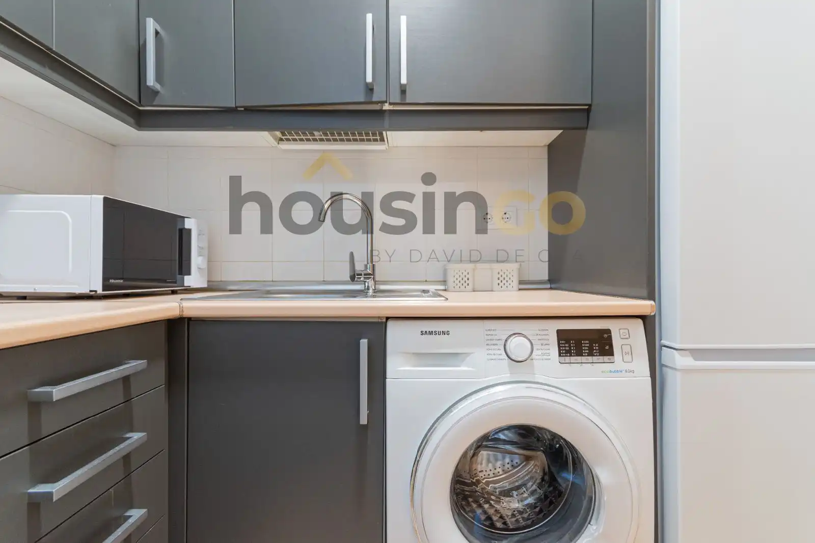 Cocina de Piso de alquiler en Madrid con Aire acondicionado, Calefacción y Amueblado