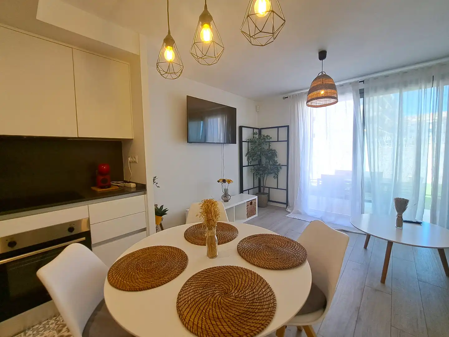Dining room of Apartments for sale in Dénia  with Air Conditioner, Heating and Private garden
