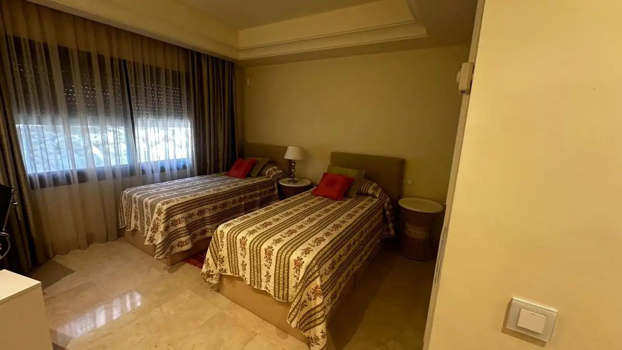 Bedroom of Apartments for rent in Marbella  with Air Conditioner, Heating and Private garden