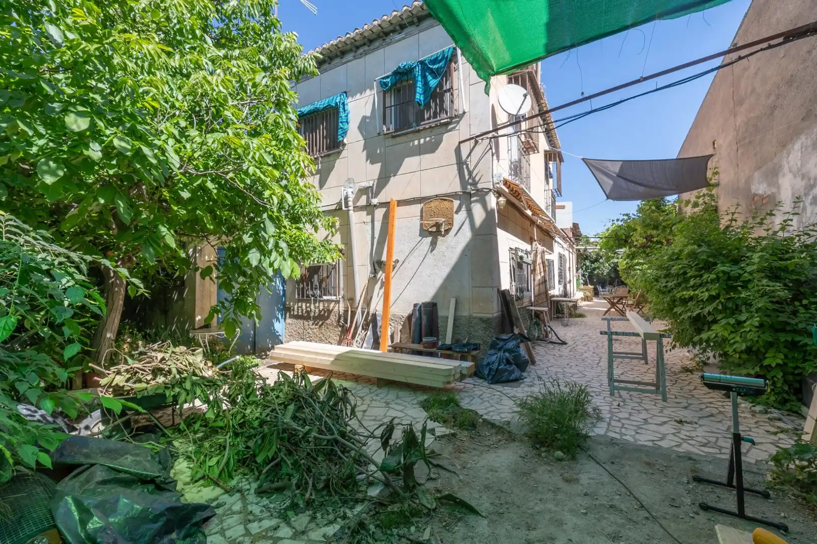 Vista exterior de Casa o chalet en venta en Santa Fe con Jardín privado