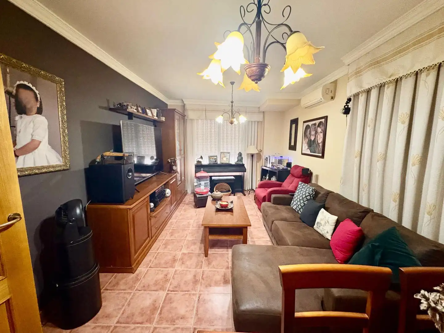 Sala de estar de Ático en venta en Lorca con Aire acondicionado, Terraza y Trastero