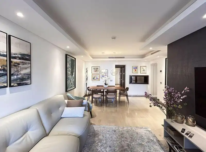 Sala de estar de Apartamento de alquiler en Estepona con Aire acondicionado, Terraza y Piscina
