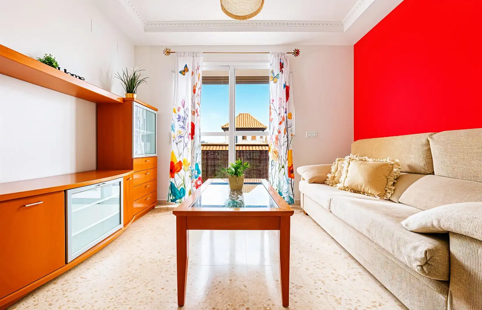 Sala de estar de Piso en venta en Chiclana de la Frontera con Terraza, Trastero y Balcón