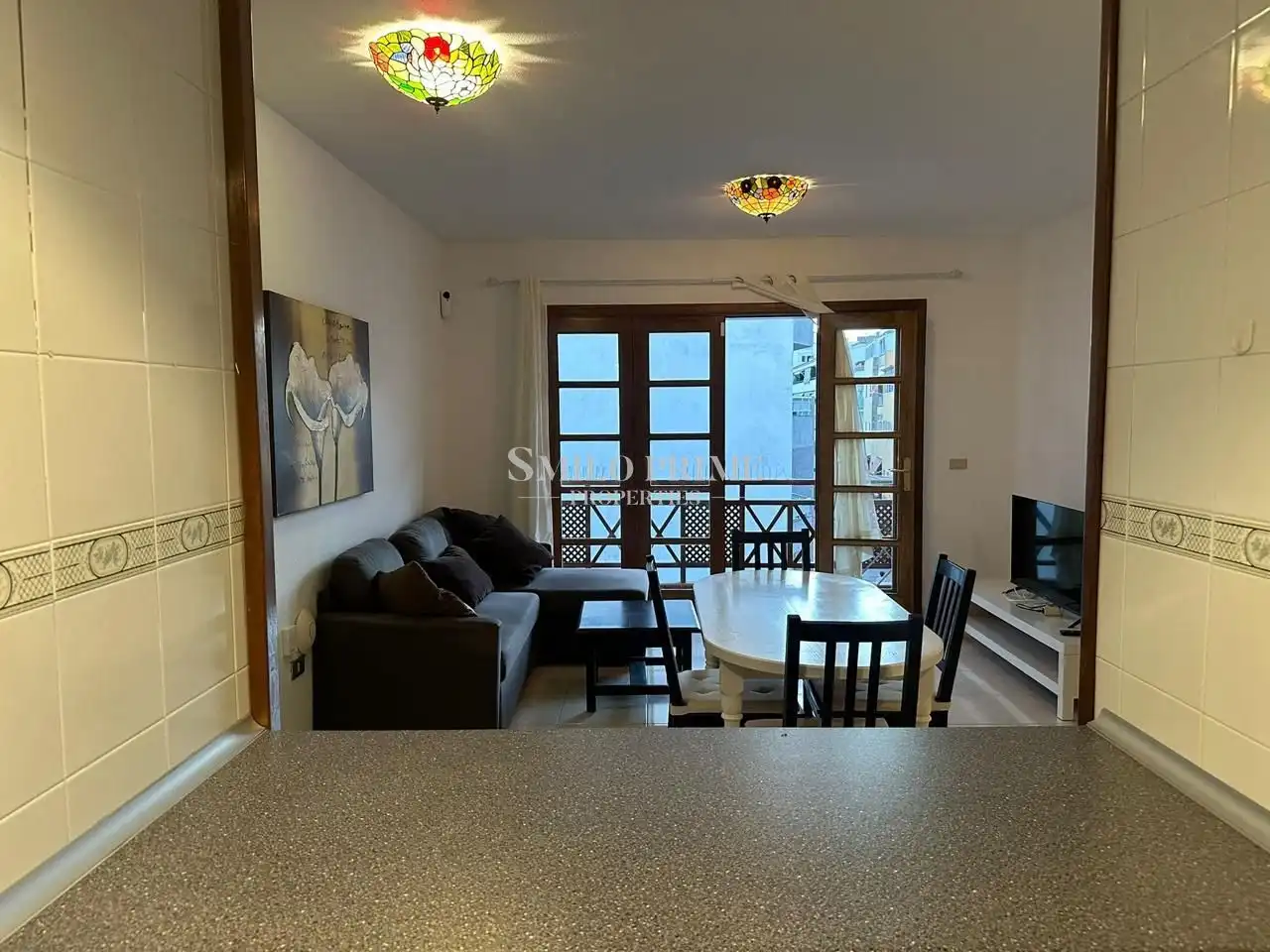 Living room of Flat for rent in Arona  with Furnished and Balcony