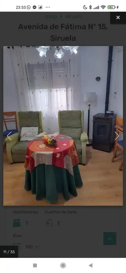 Sala d'estar de Pis en venda en Siruela, Badajoz