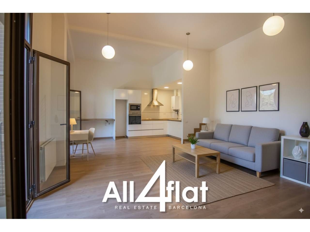 Exterior view of Flat for sale in  Barcelona Capital  with Air Conditioner, Heating and Parquet flooring