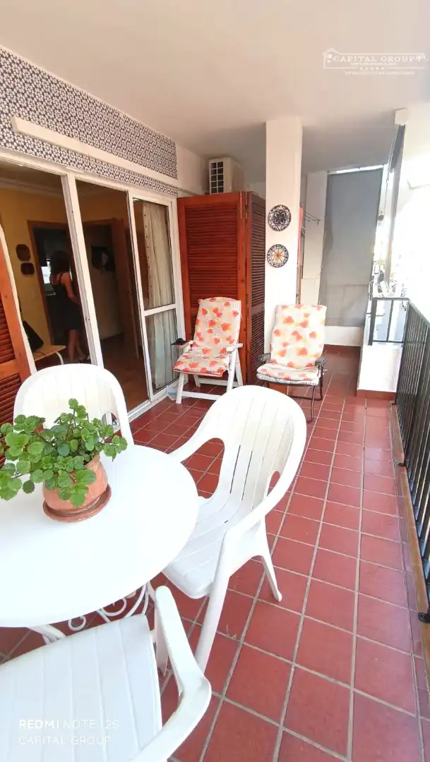 Terraza de Piso de alquiler en Punta Umbría con Aire acondicionado, Terraza y Amueblado