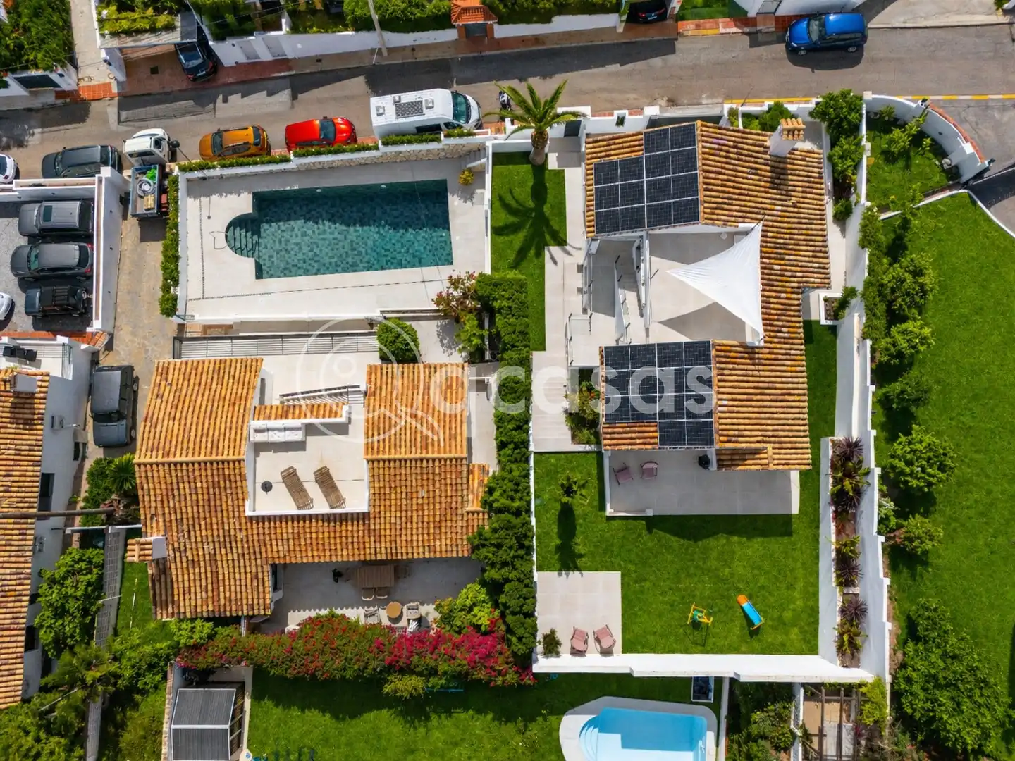 Vista exterior de Casa o chalet en venta en Benalmádena con Aire acondicionado, Calefacción y Jardín privado