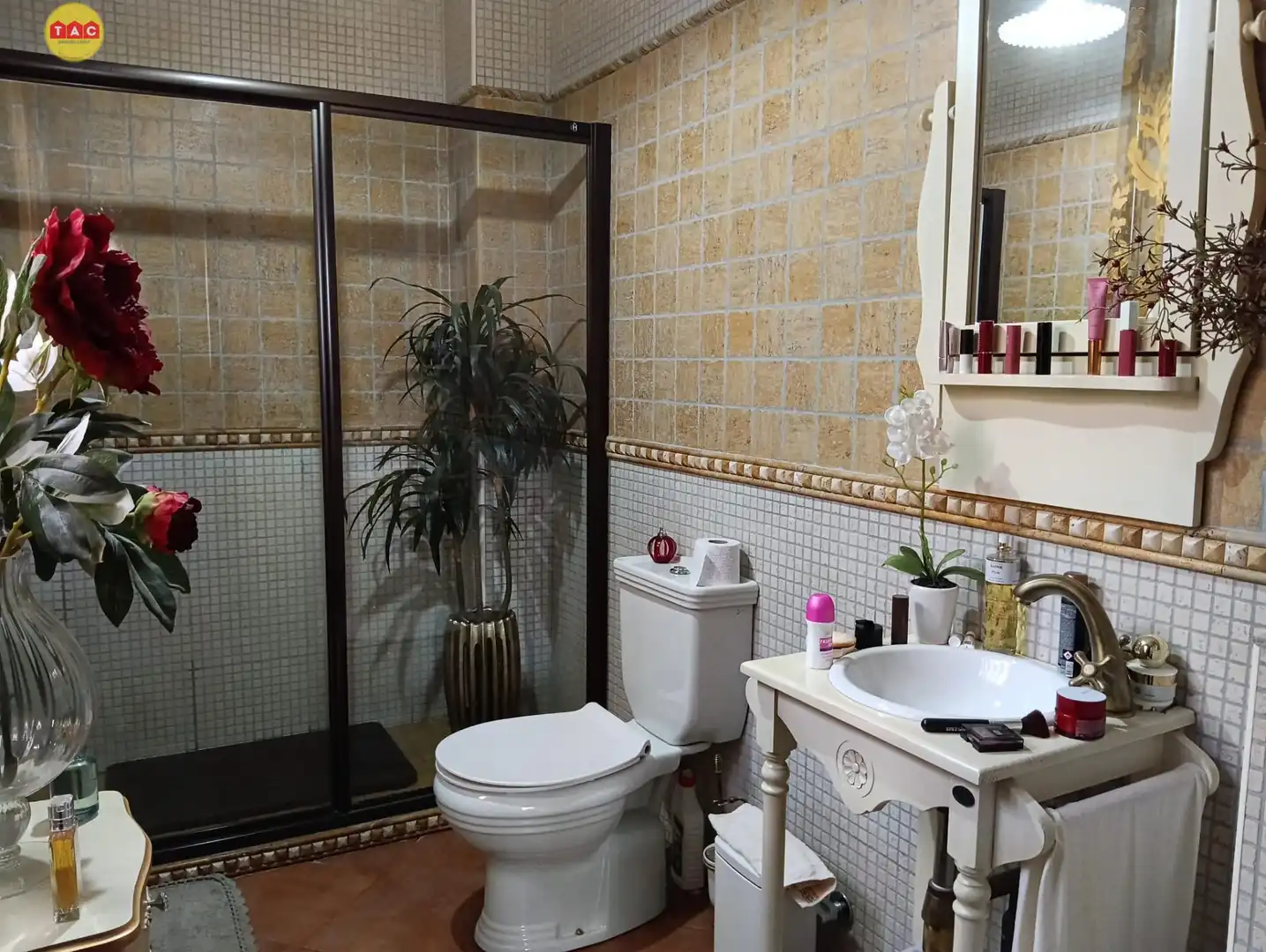 Badezimmer von Haus oder Chalet zum Verkauf in Lepe mit Klimaanlage, Terrasse und Abstellraum