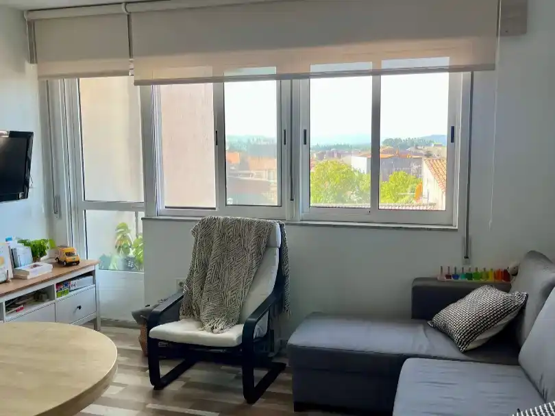 Terrasse von Wohnungen zur Miete in Arzúa mit Parkett, Möbliert und Balkon