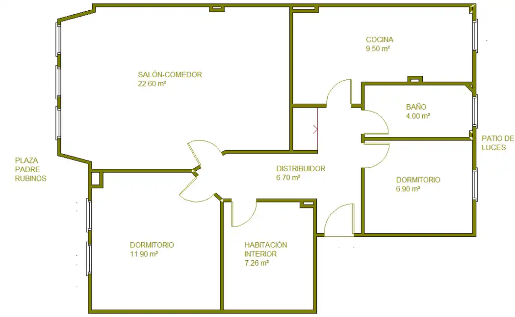 Wohnung zum Verkauf in Plaza Padre Rubinos, imagen 2