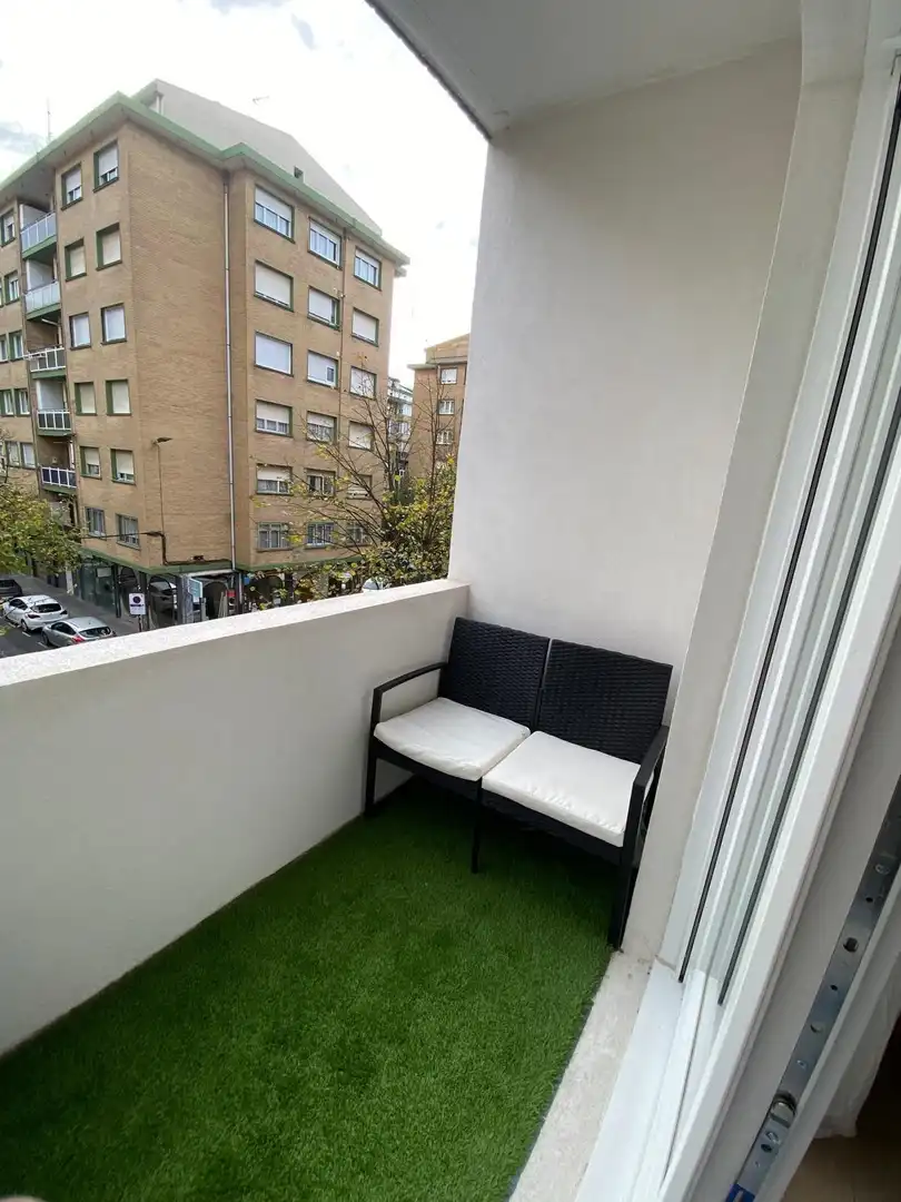 Balcony of Flat for rent in Getxo   with Heating, Terrace and Furnished