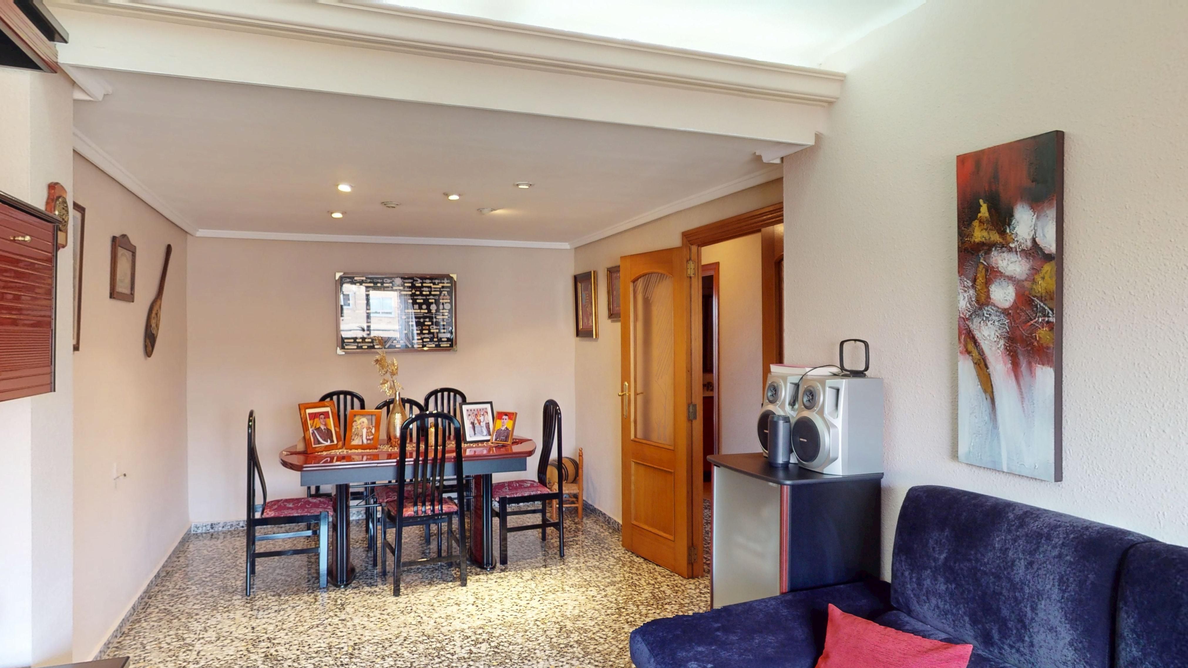 Dining room of Flat for sale in  Valencia Capital