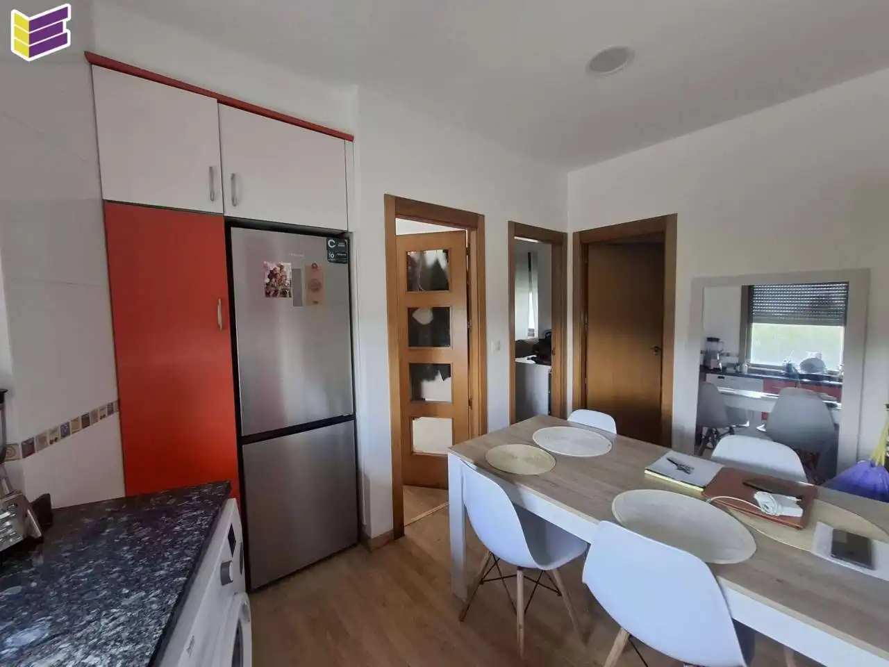 Cocina de Piso en venta en O Rosal   con Calefacción, Jardín privado y Terraza