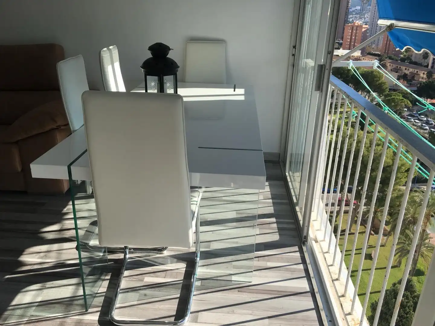 Terrasse von Wohnungen zum Verkauf in Benidorm mit Privatgarten, Terrasse und Möbliert