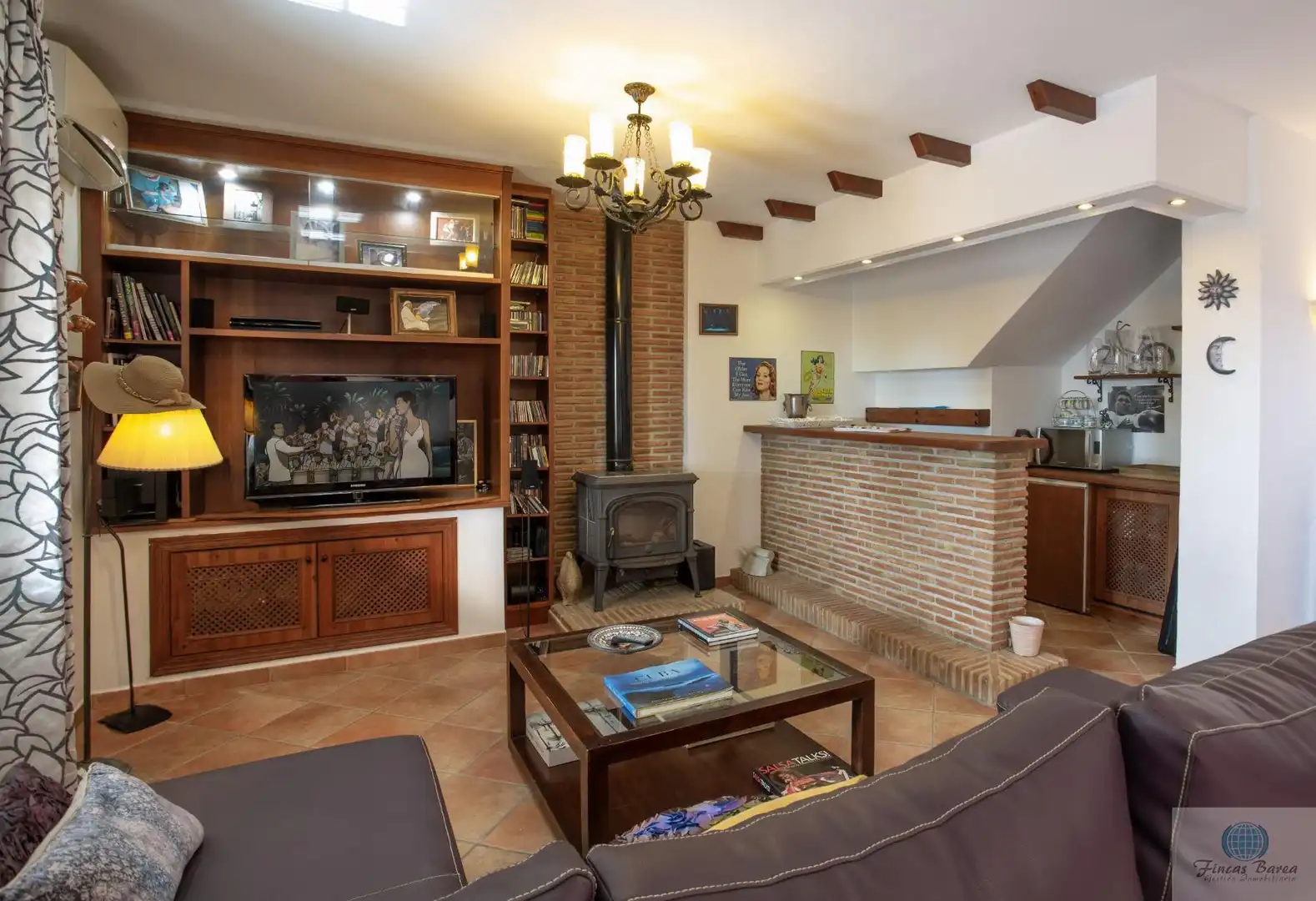 Sala de estar de Casa o chalet en venta en Benalmádena con Aire acondicionado, Trastero y Piscina