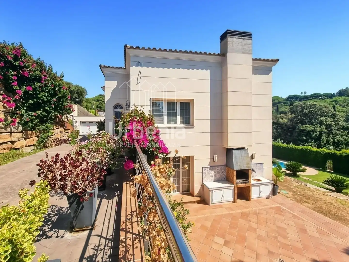 Exterior view of Houses for sale in Sant Andreu de Llavaneres  with Air Conditioner, Heating and Swimming Pool