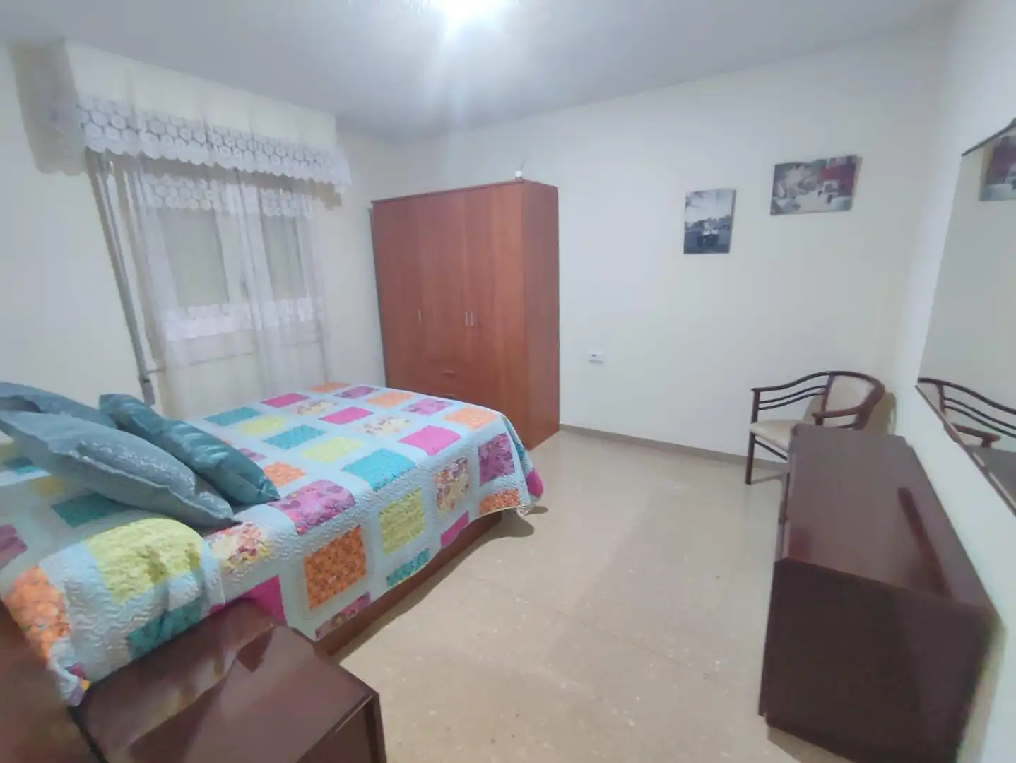 Schlafzimmer von Wohnung zum Verkauf in Castellón de la Plana / Castelló de la Plana mit Heizung, Möbliert und Balkon