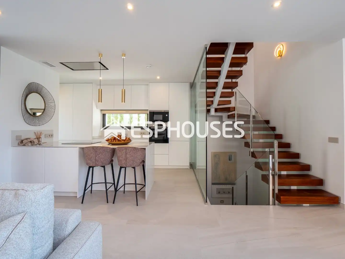 Kitchen of Houses for sale in Finestrat  with Air Conditioner, Terrace and Swimming Pool