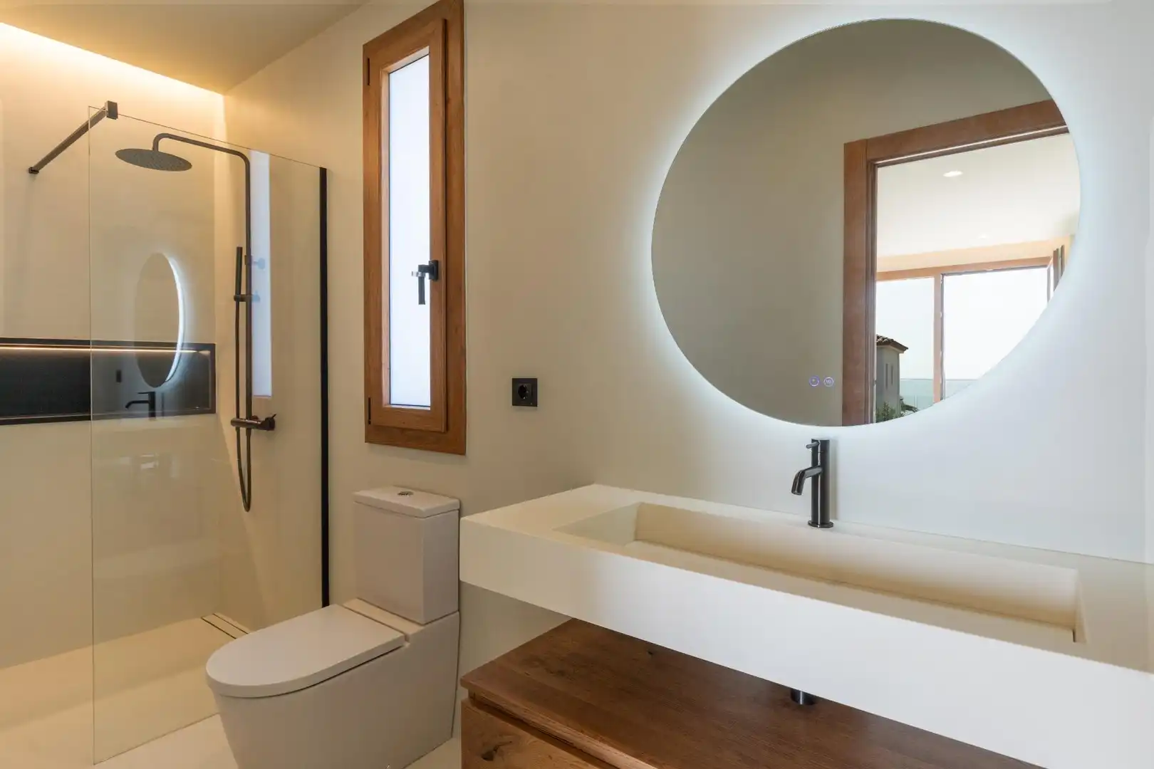 Baño de Casa o chalet en venta en L'Ampolla con Aire acondicionado, Calefacción y Jardín privado