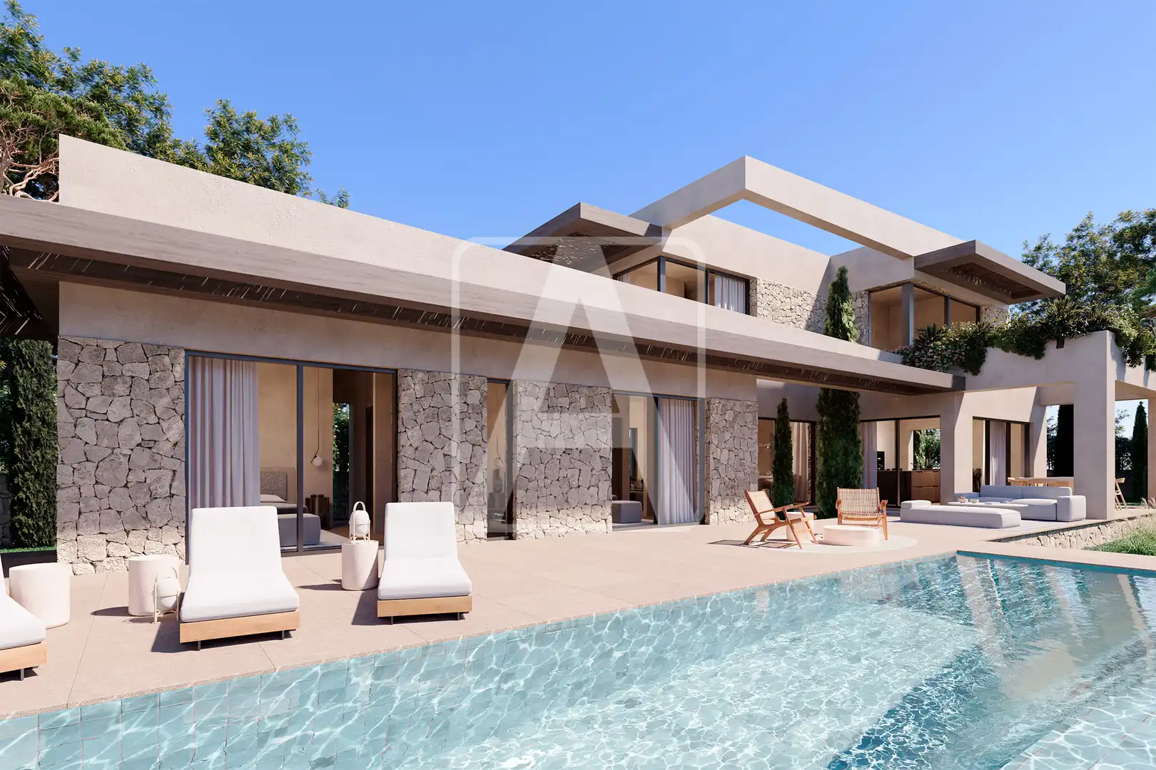 Vista exterior de Casa o xalet en venda en Jávea / Xàbia amb Aire condicionat, Calefacció i Jardí privat