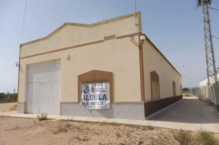 Vista exterior de Nave industrial en venta en Fuente Álamo de Murcia