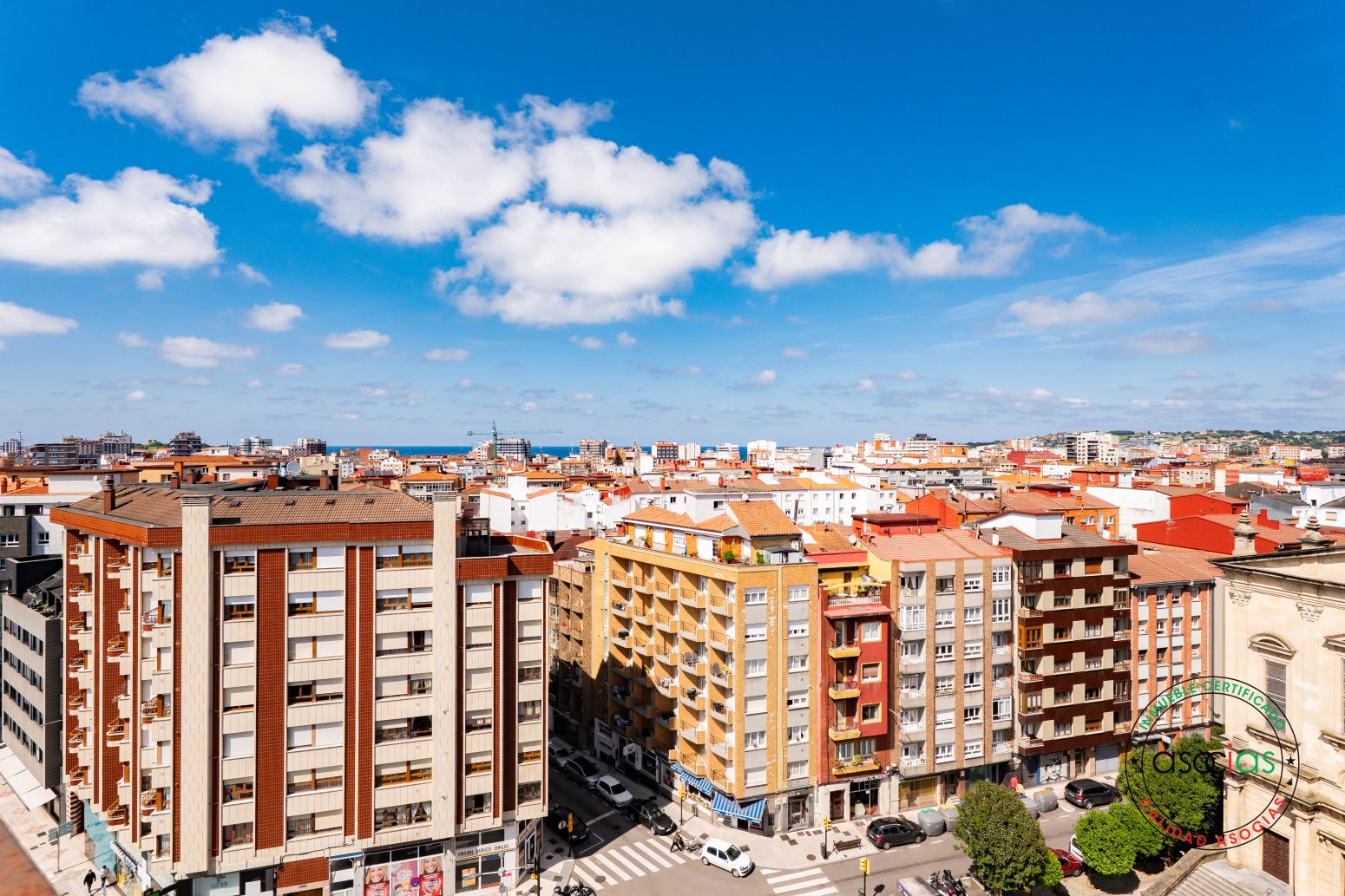 Exterior view of Attic for sale in Gijón   with Heating, Parquet flooring and Terrace
