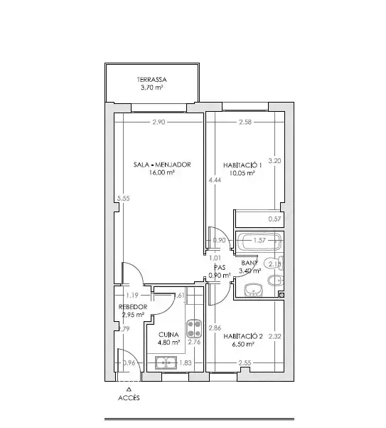 Apartamento en venta en El Vendrell con Terraza y Piscina comunitaria