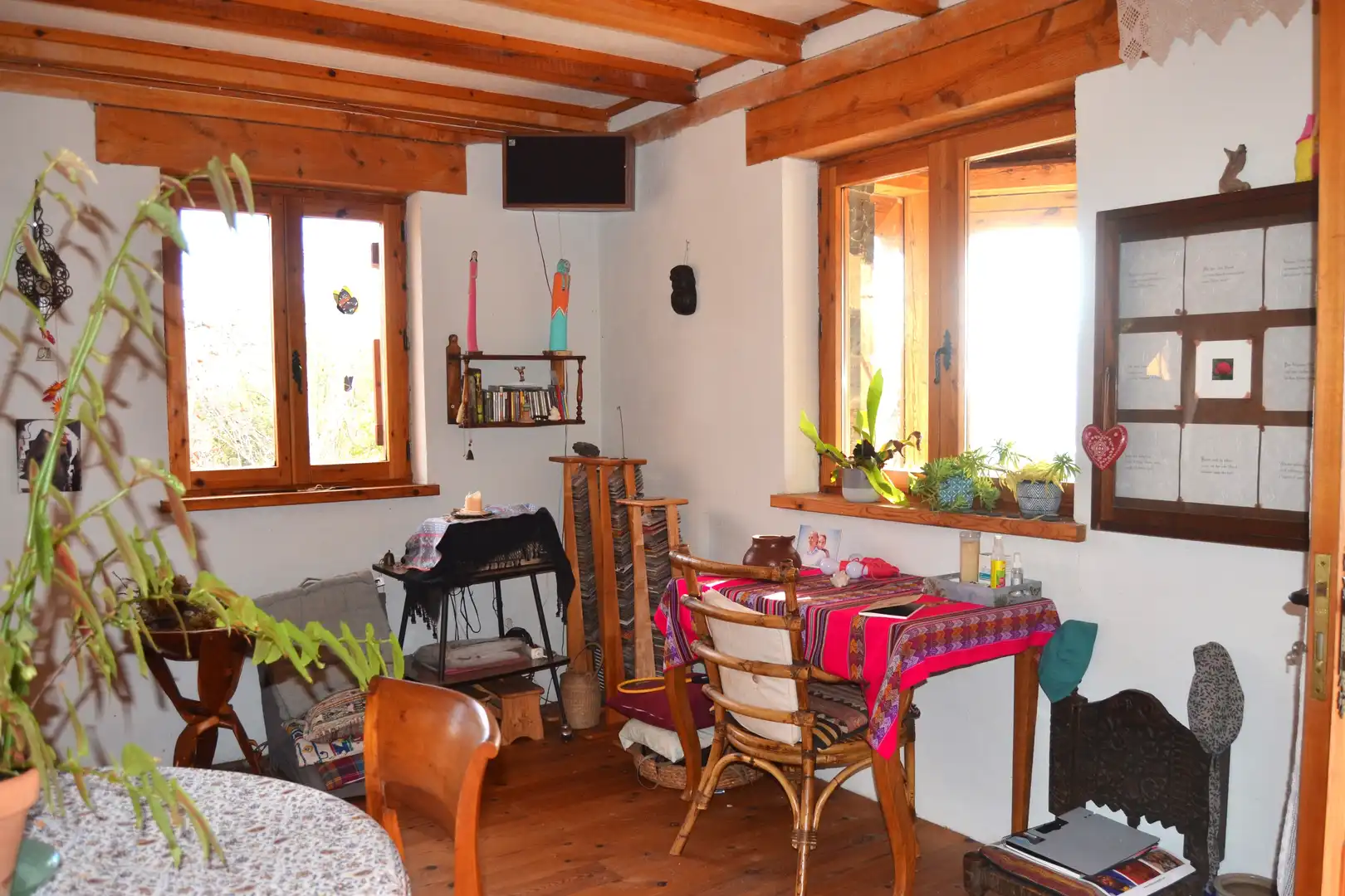 Esszimmer von Haus oder Chalet zum Verkauf in Aisa mit Heizung und Privatgarten