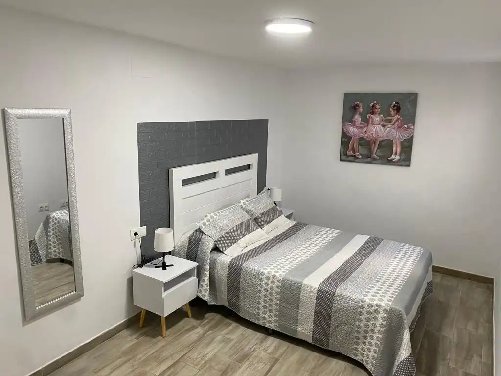 Bedroom of Apartments for rent in El Puerto de Santa María  with Air Conditioner, Furnished and Pets allowed