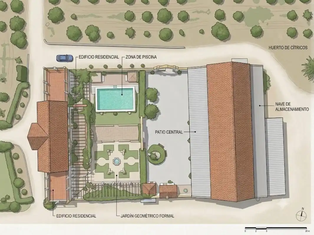 Jardí de Casa o xalet en venda en Espartinas amb Calefacció, Jardí privat i Terrassa