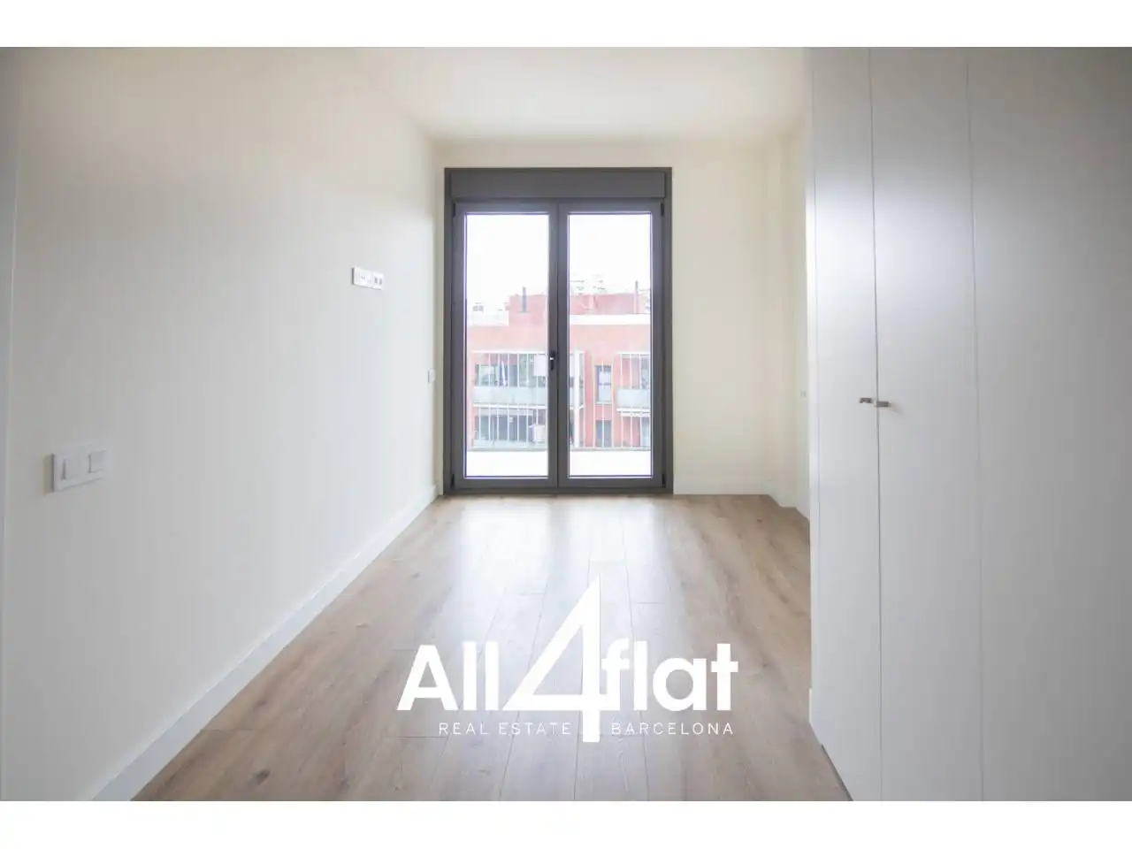 Schlafzimmer von Wohnung zur Miete in Barcelona mit Klimaanlage, Heizung und Parkett