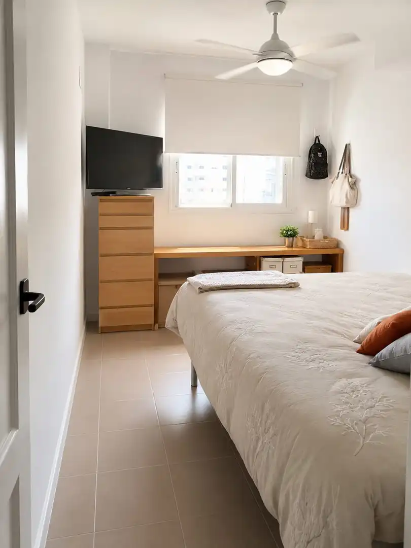 Bedroom of Apartments for sale in Benidorm  with Air Conditioner, Heating and Private garden