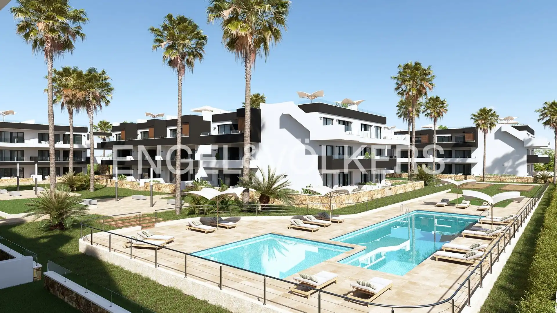 Exterior view of Flat for sale in Pilar de la Horadada  with Air Conditioner, Heating and Private garden