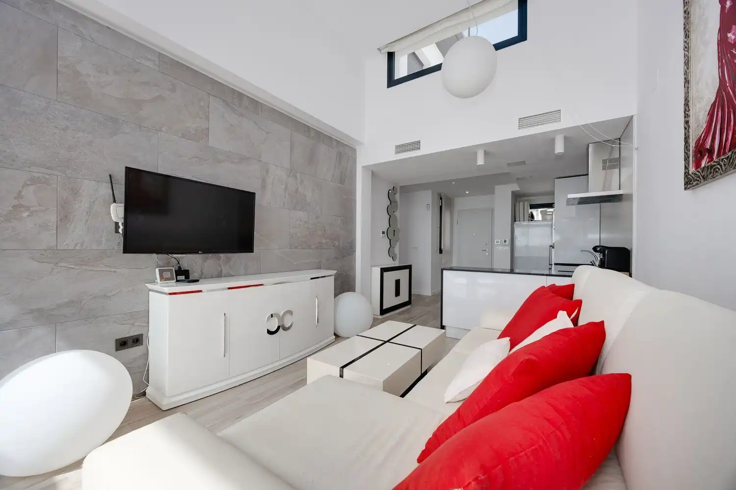 Living room of Houses for sale in Orihuela  with Air Conditioner, Private garden and Terrace