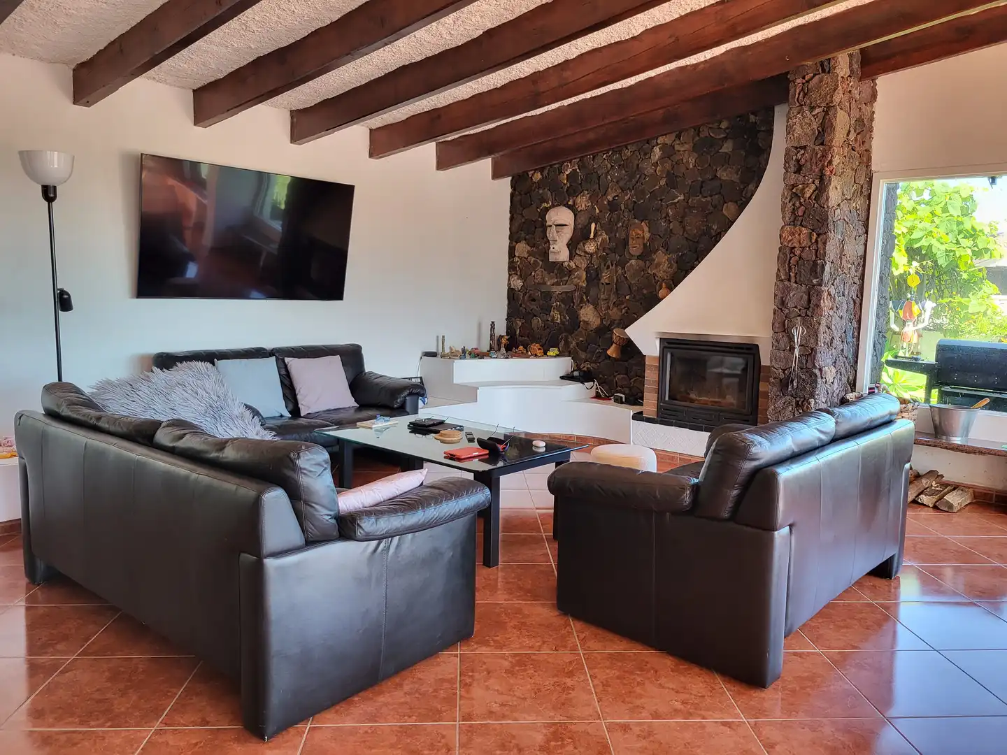 Sala de estar de Casa o chalet en venta en Los Realejos con Calefacción, Terraza y Trastero