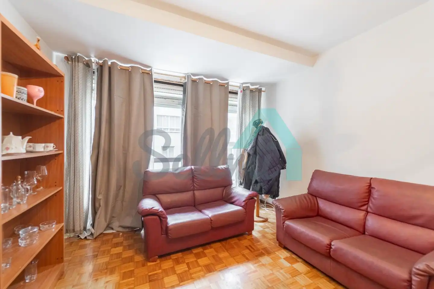 Living room of Flat for sale in Ribadeo  with Parquet flooring and Terrace