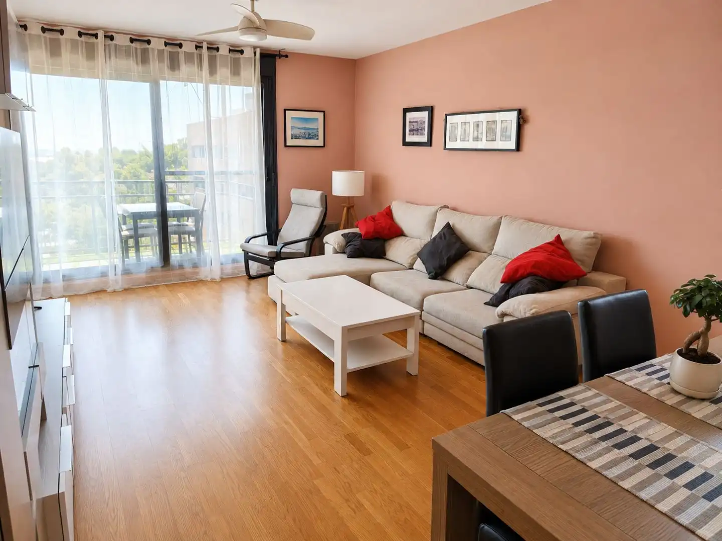 Living room of Attic for sale in Sabadell  with Air Conditioner, Heating and Private garden