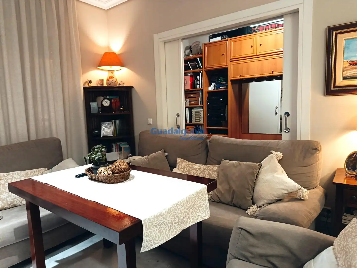 Sala de estar de Piso en venta en Sevilla con Aire acondicionado, Terraza y Trastero