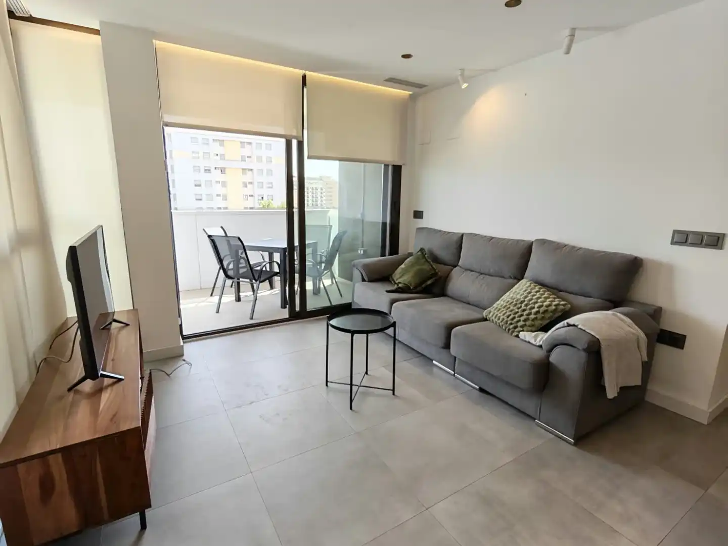 Living room of Flat for rent in Murcia  with Storage room, Swimming Pool and Furnished
